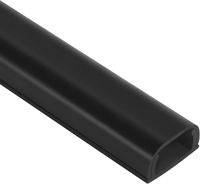 ZhiYo 43" Cord Covers for Wires on Wall, 0.7" W x 0.4" H | Fits 2 Cords by ZhiYo