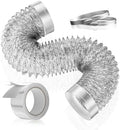 HOOMESUN Dryer Vent Hose 4 Inch 5FT Extra Thick Heavy Duty Flexible Aluminum by HOOMESUN