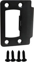 Solid Brass Door Latch Restorer Strike Plate, Universal Door Lock Plate by QCAAHardware