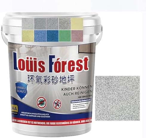 2025 New Forest Epoxy Floor Paint, Epoxy Sand Floor Paint Self Leveling by XIRUJNFD