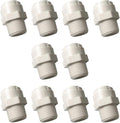 Malida Push to Connect 3/8 Male Connector 3/8 Ro Tube Fitting, 10 Pack | Food by MALIDA