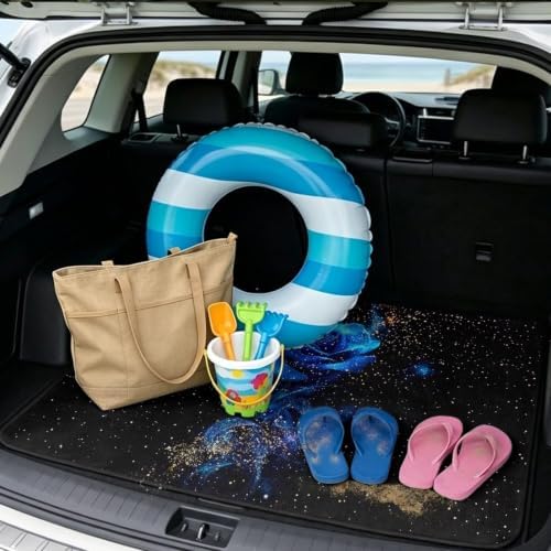 ELEQIN Car Trunk Cargo Liner Non Slip Backing Cargo Mat Rear Trunk Liner Galaxy - Image 2