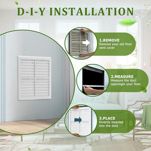 16x16 Air Vent Covers, Air Return Vent Cover Grill - Image 6