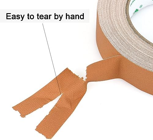 BOMEI PACK Brown Gaffer Tape, Matte Non-Reflective, 1inch x 30yds No Residue - Image 4