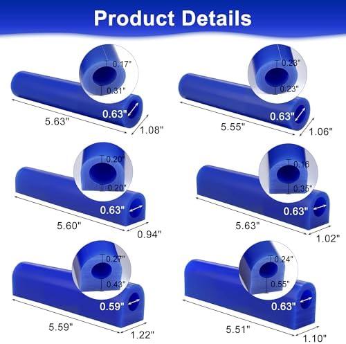 Yoption 6 Pcs Casting Wax, Carving Wax Ring Hole Tube - Image 3