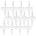 12 Packs Check Valve 5/32” One-Way PVDF Plastic Hose Barb by JoyTube