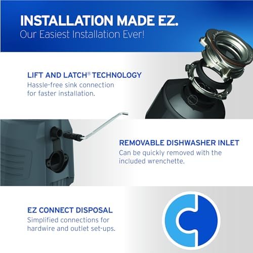 InSinkErator Evolution Cover Control 3/4 HP Garbage Disposal, Advanced Series - Image 6