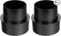 POWERTEC 70170 5” to 4” Reducer Dust Collection Fitting, ABS Plastic by POWERTEC