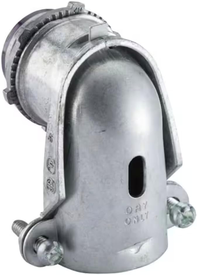 Generic Electrical 3/8"" MC Connector 90 Degree - Image 2