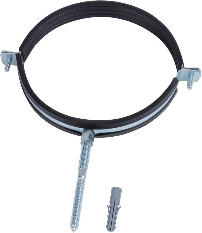 2 PCS Split Ring Pipe Hanger, Heavy Duty Adjustable Pipe Bracket Clamp - Image 7