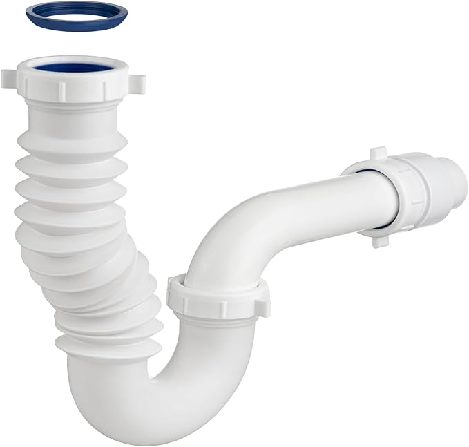 eflyefly 1-1/2 inch P Trap Kitchen Bathroom Sink Drain Kit by Unknown
