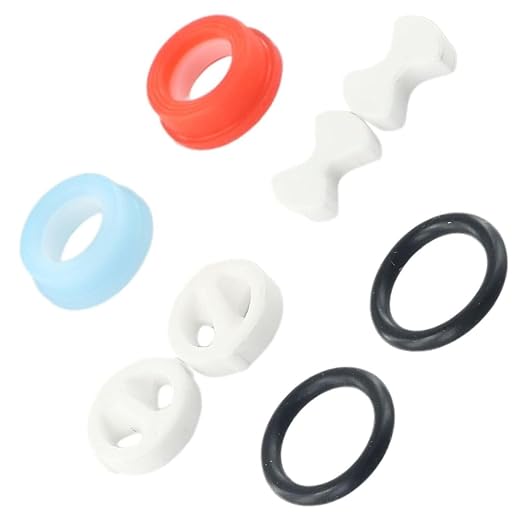 2 Set/8 Pcs Pleochroic Faucet WashersAssortment Kit, Ceramic Disc Cartridges by Jinshining