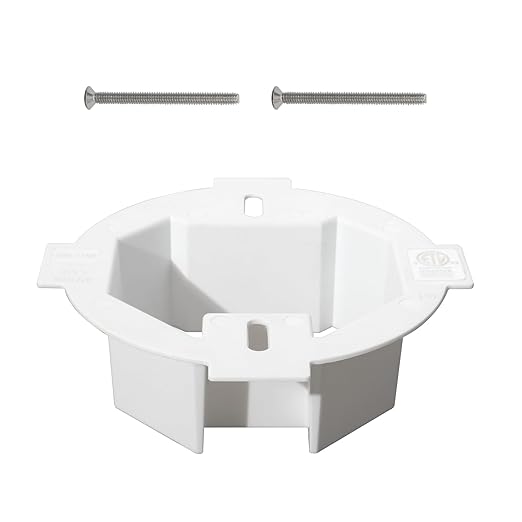 BE1R Outlet Box Extender, cETLus Certified Round Ceiling Box Extender | by XGGYA