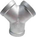 Stainless Steel 304 Tee NPT Female Y Shaped 3 Way Cast Pipe Fitting by Unknown