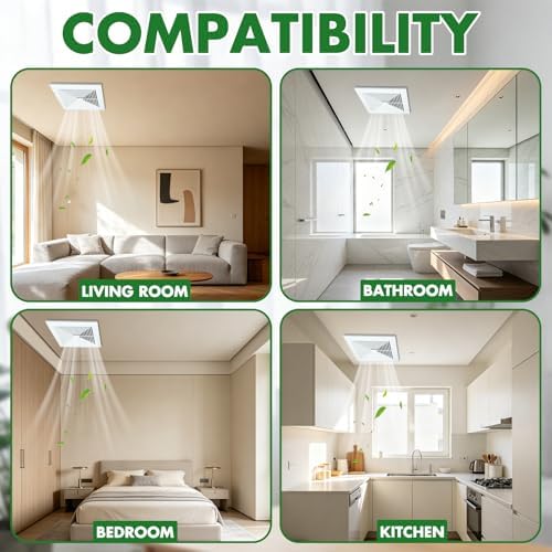 Bathroom Exhaust Fan Cover 9x9 Vent Cover - Image 6
