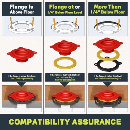 Toilet Flange Repair Kit & Elastic Wax Ring - Image 6