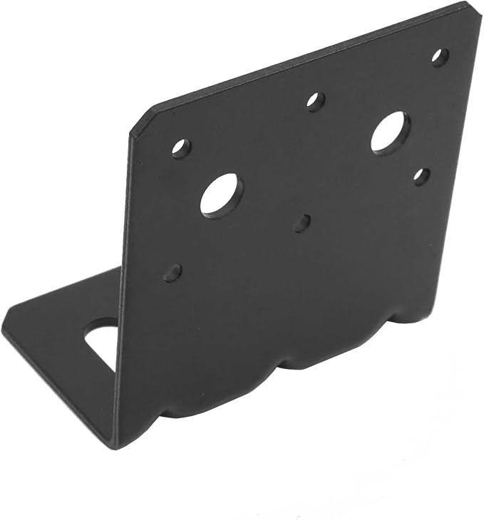 Black 6x6 Post Base Bracket - Image 4