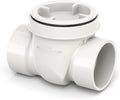 GASHER 4" PVC Backflow Preventer Valve, Sewer Check Back Flow Preventer Drain by GASHER