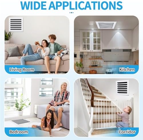 12x12 Modern AC Vent Cover, Decorative Air Vent Register Grille - Image 6