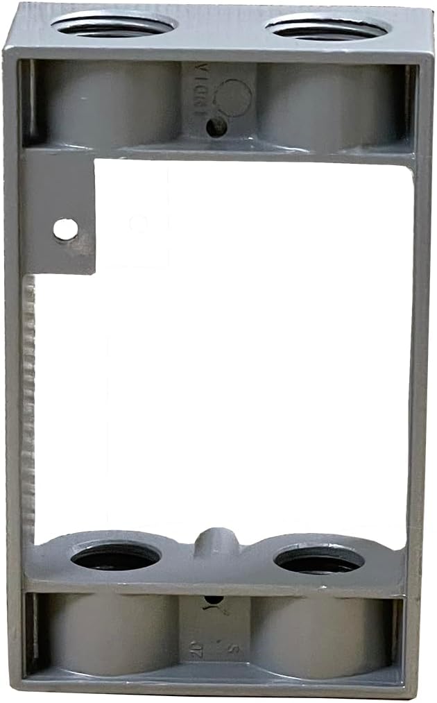 Sigma 14233 Weatherproof 1/2" 4 Hole 1-Gang Extension Ring - Image 2