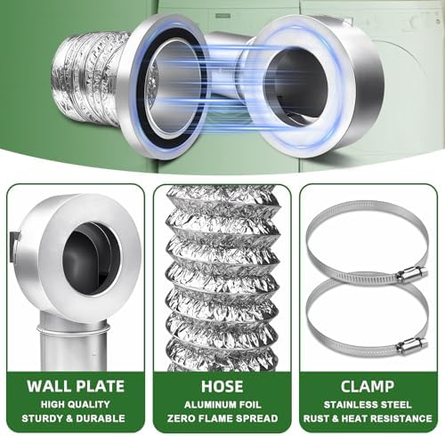 Magnetic Dryer Vent Connector Kit, Low Profile 90 Degree - Image 5