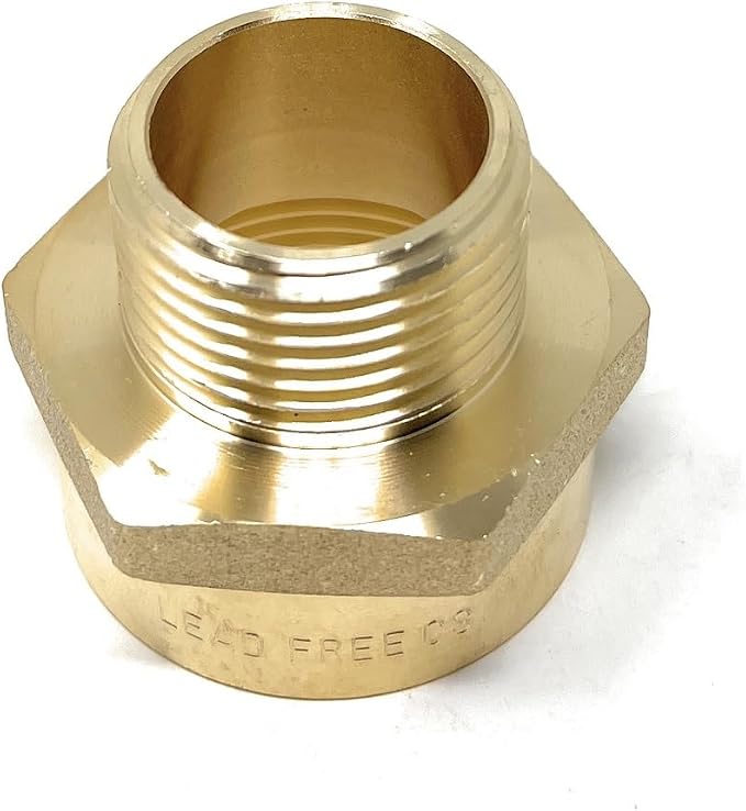 Cascada Lead-Free Brass Adapter, G Thread BSPP Male to NPT Female) - Image 9