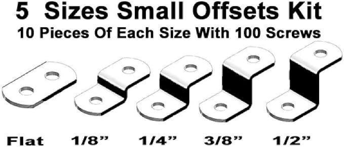 Offset Canvas Clips for Picture Framing Assorted Small Sizes - Image 3