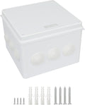 Junction Box, ABS Plastic IP65 Waterproof and Dustproof, Universal Electrical by LeMotech