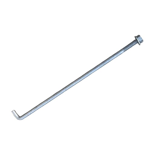 Sandbaggy 1/2" x 16" Threaded Concrete Anchor L-Bolts by Sandbaggy
