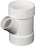 4"X4"X2" PVC 45 Degree Wye DWV Sanitary Drain Waste Reducer Y-TEE white | Vent by Unknown