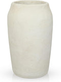 Briful 12'' Large Ceramic Rustic Vases Shabby Vintage Textured, 4.36'' Wide by Briful
