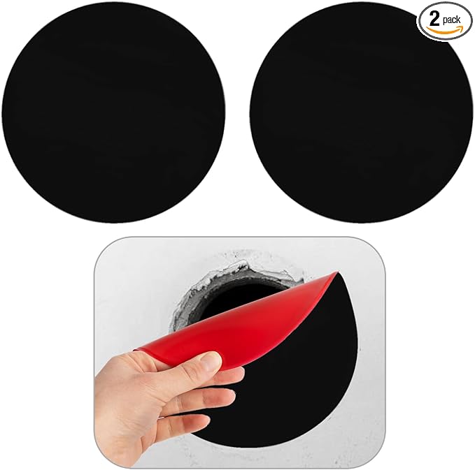 Rubber Bond Self-Adhesive Rubber Wall Outlet Cover Plate 2 Pack by RubberBond