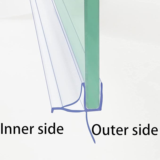 Frameless Shower Door Bottom Seal Shower Sweep - Image 3