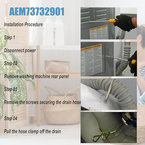 AEM73732901 Washer Drain Hose Assembly - Image 7