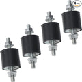 4pcs 25 x 25mm Rubber Mounts Rubber Vibration Isolator Mounts Shock Absorber by APUXON
