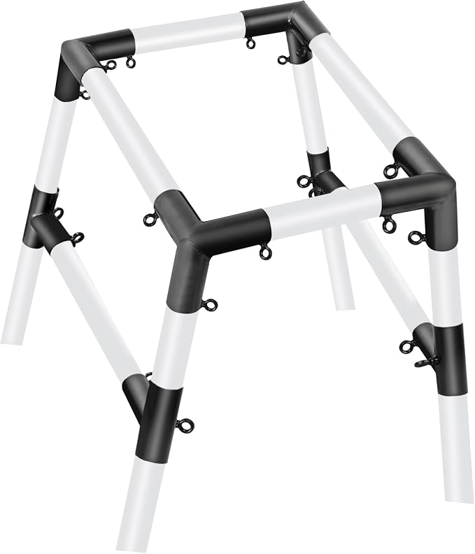 Aoneky 2'' Small T Shaped Corner Slider Canopy Fitting Couplers Kit - Image 3