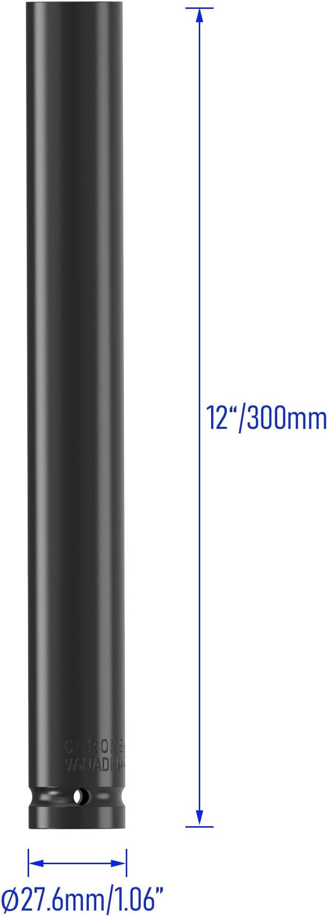 1/2" Drive 21mm Socket Accessory Set, 12 Inch Length | Deep 6-Point Impact - Image 3