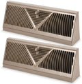 Yaocom 2 Pack Baseboard Register Vent 15 Inch Air Vent Covers by Yaocom