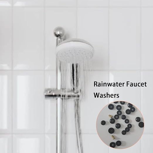 58 PCS Faucet Washers Assortment Kit, Flat & Beveled Rubber Faucet Washers | - Image 6