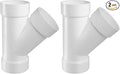 LESSO 1-1/2" PVC Y, WYE DWV, For 1-1/2 Inch Drain, Waste and Vent Pipe by LESSO