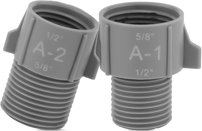 4pcs 1/2" 5/8" 3/4" Pipe Conversion Connectors, Water Pipe Interface Converter - Image 4