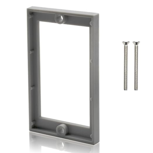 HXH Single Gang Receptacle Outlet Box Extender, 1/4 Inch, 1 Pack | by HUIXHAO