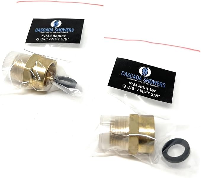 G Thread Female to NPT Thread Male Pipe Fitting Adapter - Image 2