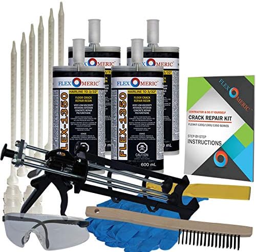 Concrete Floor Crack Repair Kit by Flexomeric+Crack+Repair+Products