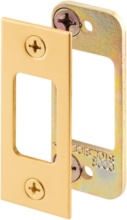 Prime-Line E 2479 Deadbolt Strike, 2 Piece, Single Pack | High Security by Prime-Line
