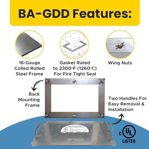 Best 7″ x 7″ Grease Duct Access Panel - Image 2