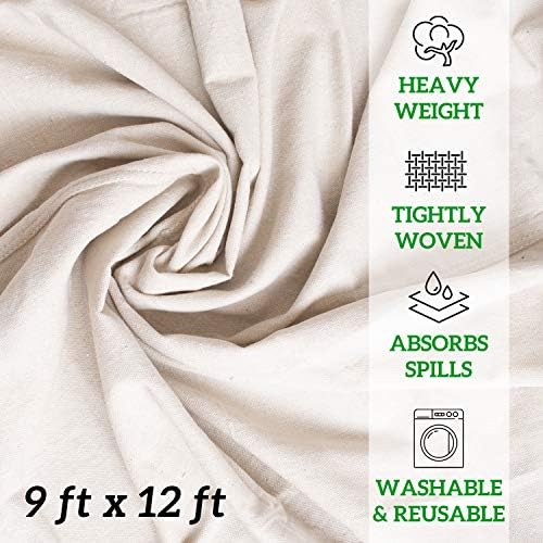 GREEN LIFESTYLE All Purpose Canvas Drop Cloths - Image 3