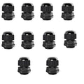 10 Pack 1/2" NPT Cable Gland Waterproof IP68 Nylon Cable Pass Through Cord Grip by Unknown