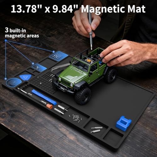 STREBITO Soldering Mat Silicone Work Mat, 932°F Heat Resistant 13.8"x9.9" - Image 4