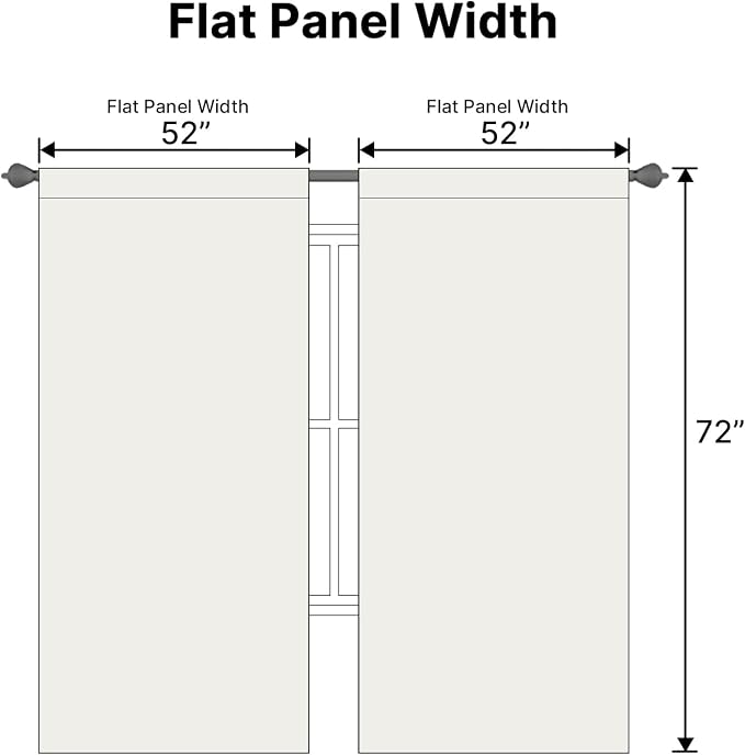 H.VERSAILTEX Blackout Curtains Thermal Insulated Window Treatment Panels Room - Image 6